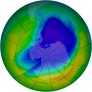 Antarctic Ozone 2008-10-23